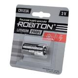Элемент питания Li-MNO2 Robiton CR123A 3В 1500 мАч миниатюра №0